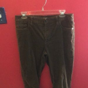 brown, size 10. straight leg suitable for most body types.